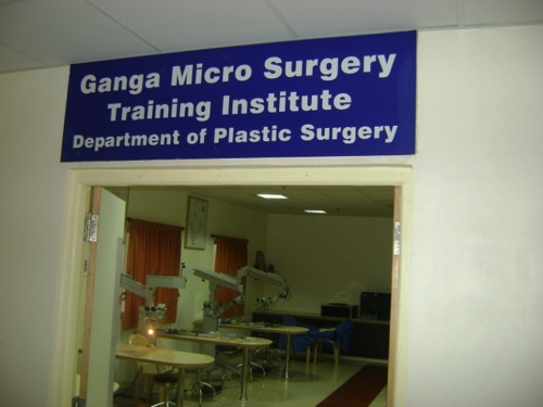 Microvascular Training of Dr Satya Saraswat at Ganga Microsurgery Training Institute, Ganga Hospital, Coimbatore