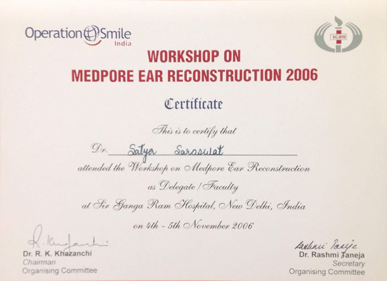 Workshop on Medpore Ear Reconstruction 2006