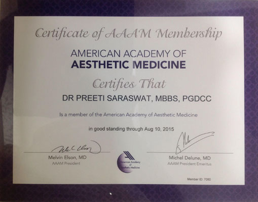 American Academy of Aesthetic Medicine, 2015