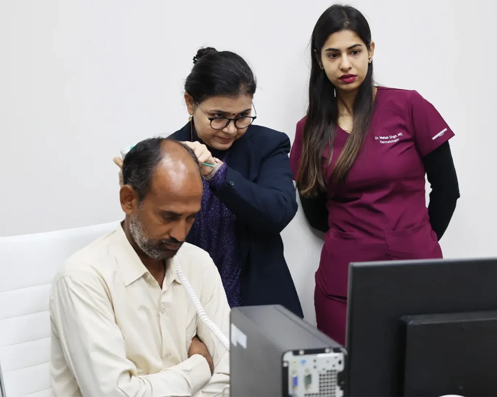Dr. Mehak Singh from Dubai, United Arab Emirates, attended the Hands-On FUE & FUT Hair Transplant Training Course at IICSAM (Saraswat Hospital, Agra).